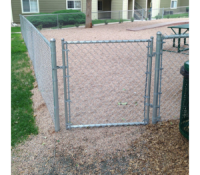 Residential Galvanized Chain Link Gate